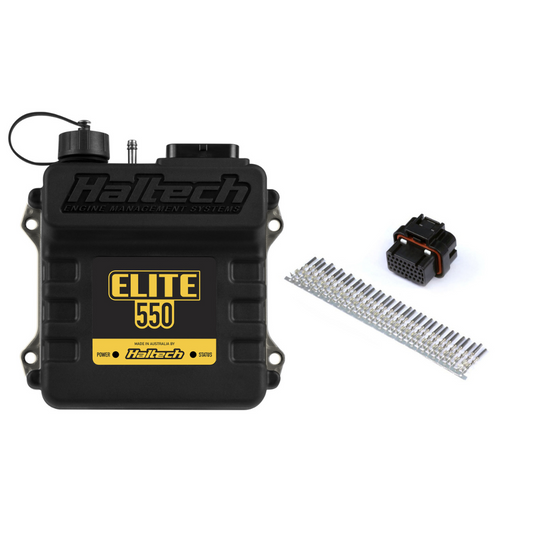 Haltech Elite 550 ecu with plug and pin set