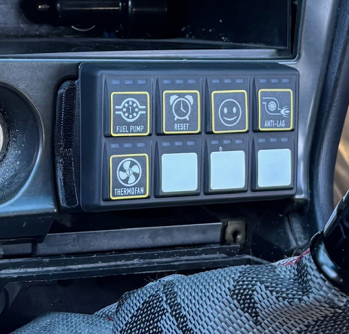 3D printed Haltech 8 button keypad mount - S14 Silvia