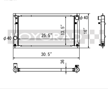 Koyorad alloy radiator - Subaru BRZ or Toyota 86 12-20