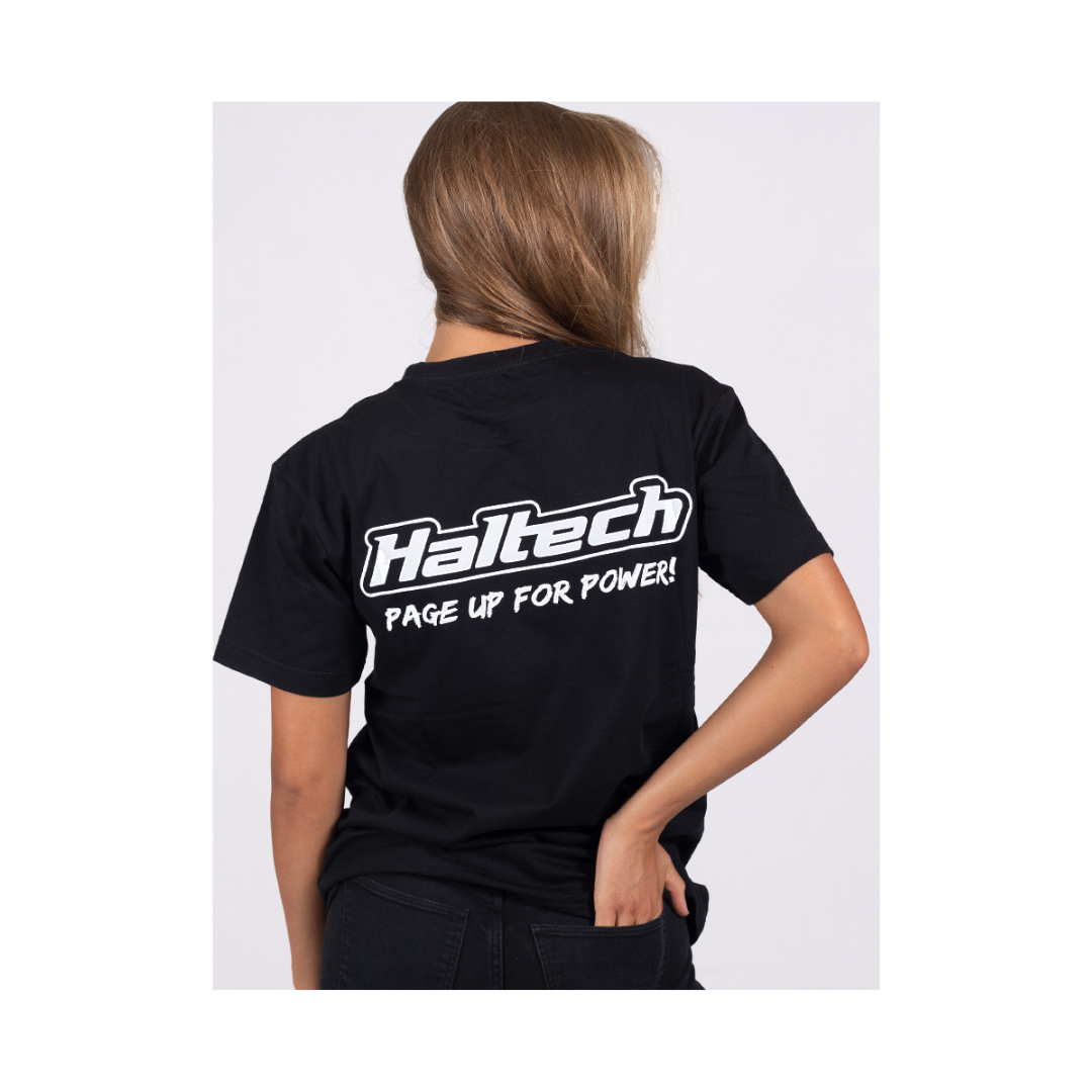Haltech 'classic' tee shirt - black