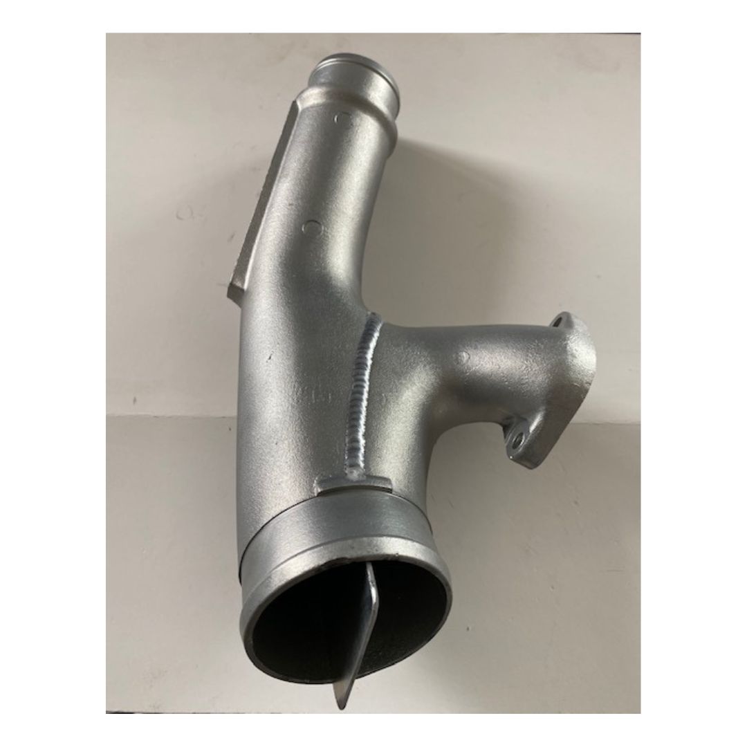 Modified rb26dett turbo outlet pipe