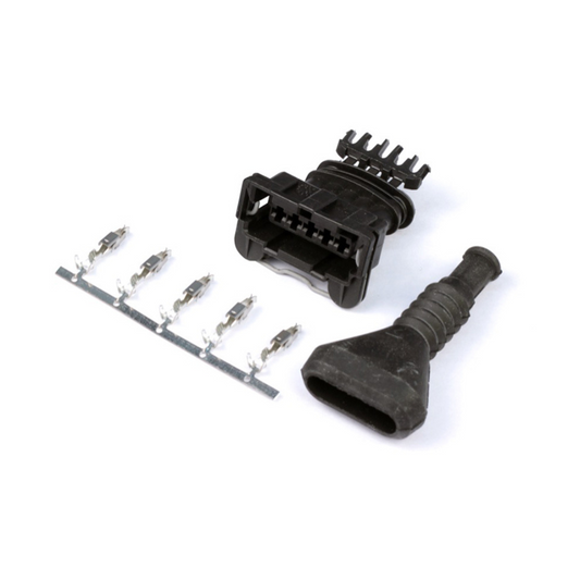 Haltech plug and pins set - Bosch 5 pin female connector