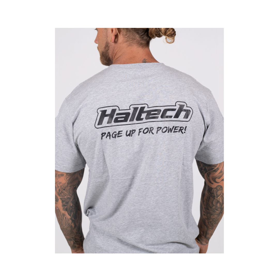 Haltech 'classic' tee shirt - grey