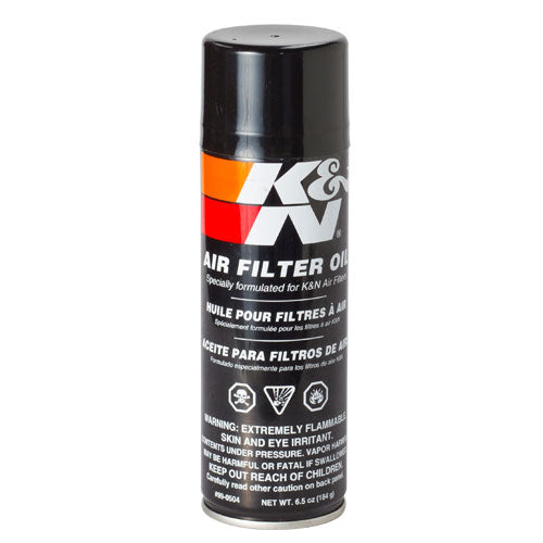 K&N air filter oil - spray on