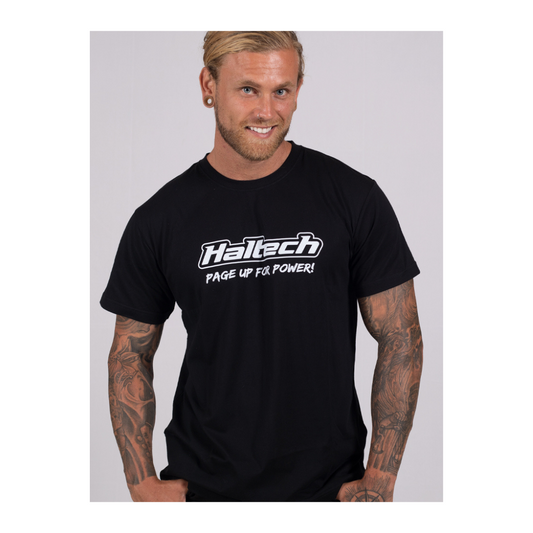 Haltech 'classic' tee shirt - black