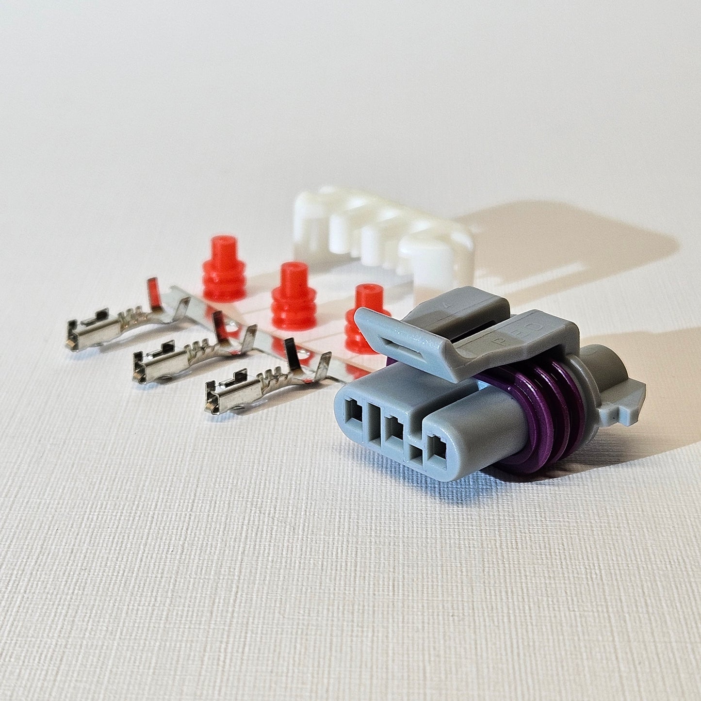 Connector kit - suit Gm LS3 crank position sensor (grey)