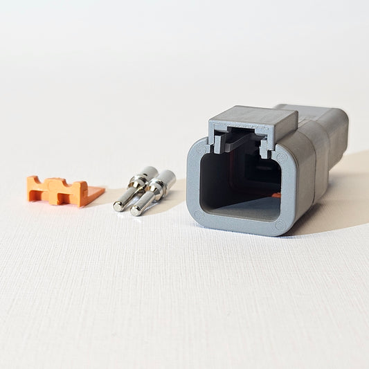 Deutsch DTP connector - receptacle half (select size)