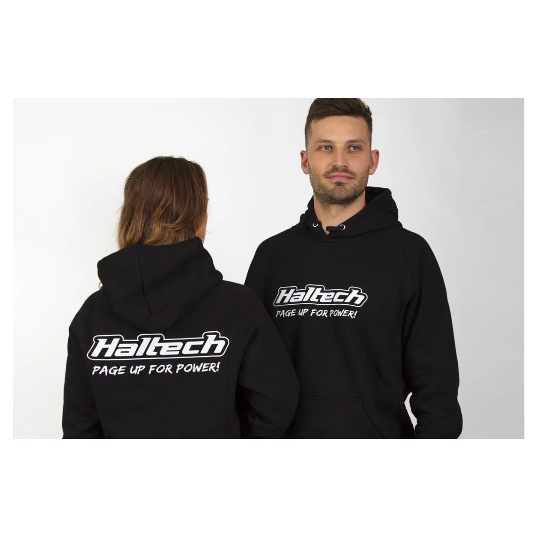 Haltech 'classic' hoodie - black