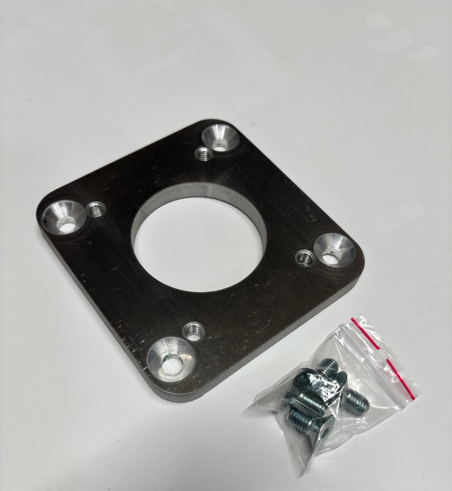 RB25DET front facing plenum to OEM throttle body adaptor (to replace 90/100mm t/b)