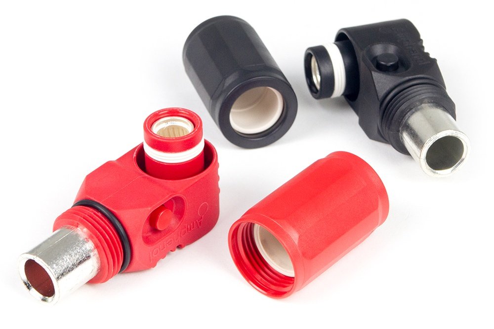Haltech Plug set only - Surlok connectors red and black 200A - Suits Nexus R5 – view 2