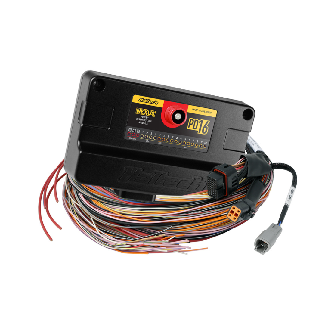 Haltech power distribution module - PD16 with 5m flying lead harness ...