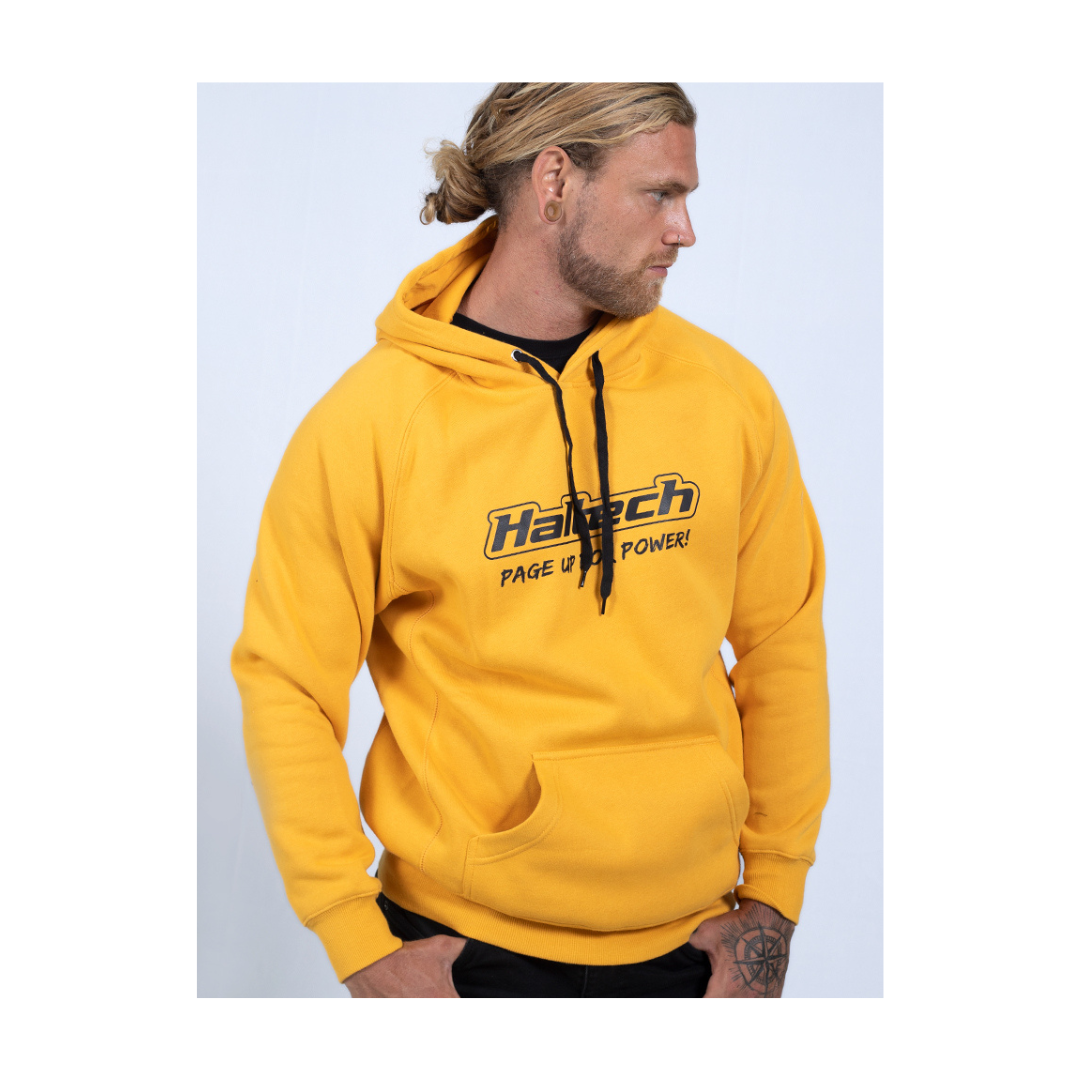 Haltech 'classic' hoodie - yellow