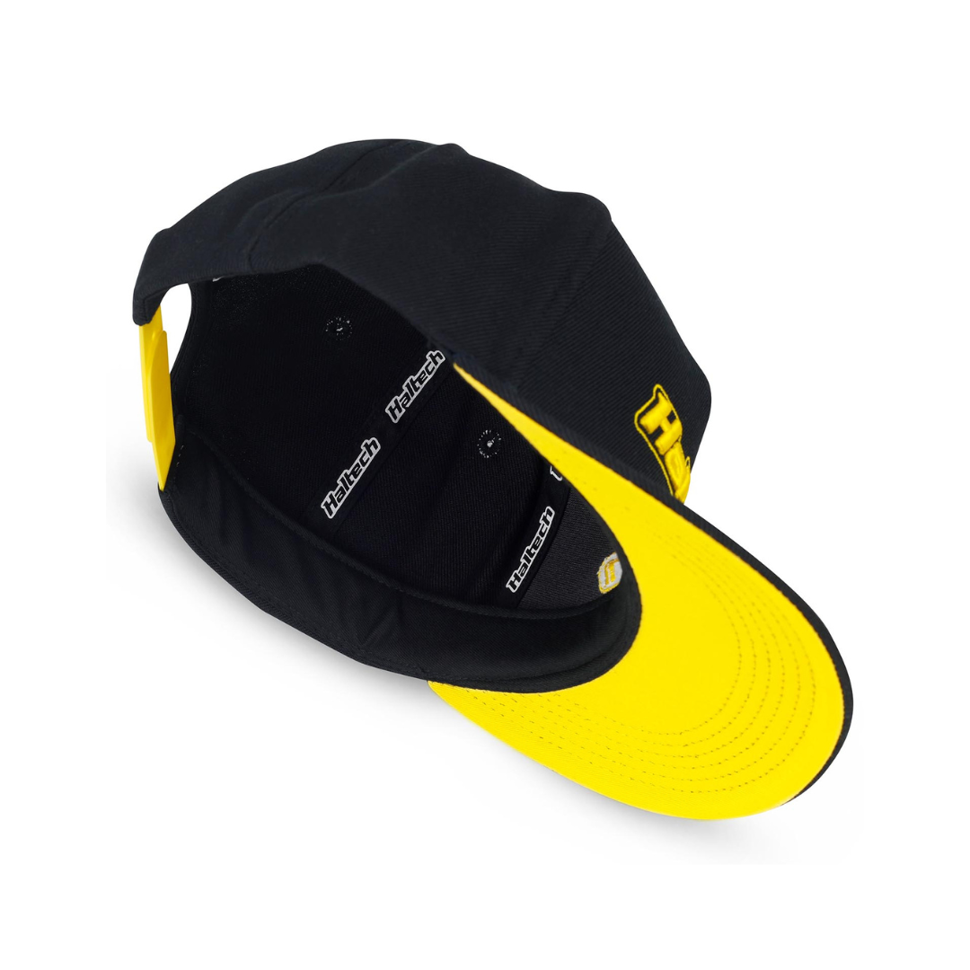 Haltech snapback hat - black with yellow