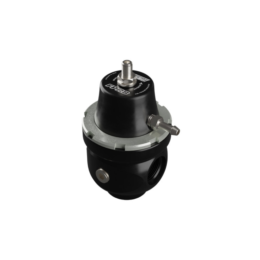 Turbosmart FPR8 8an fuel pressure regulator - black / blue / purple / red